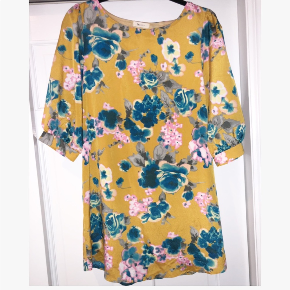 Everly Faux Silk Dress
